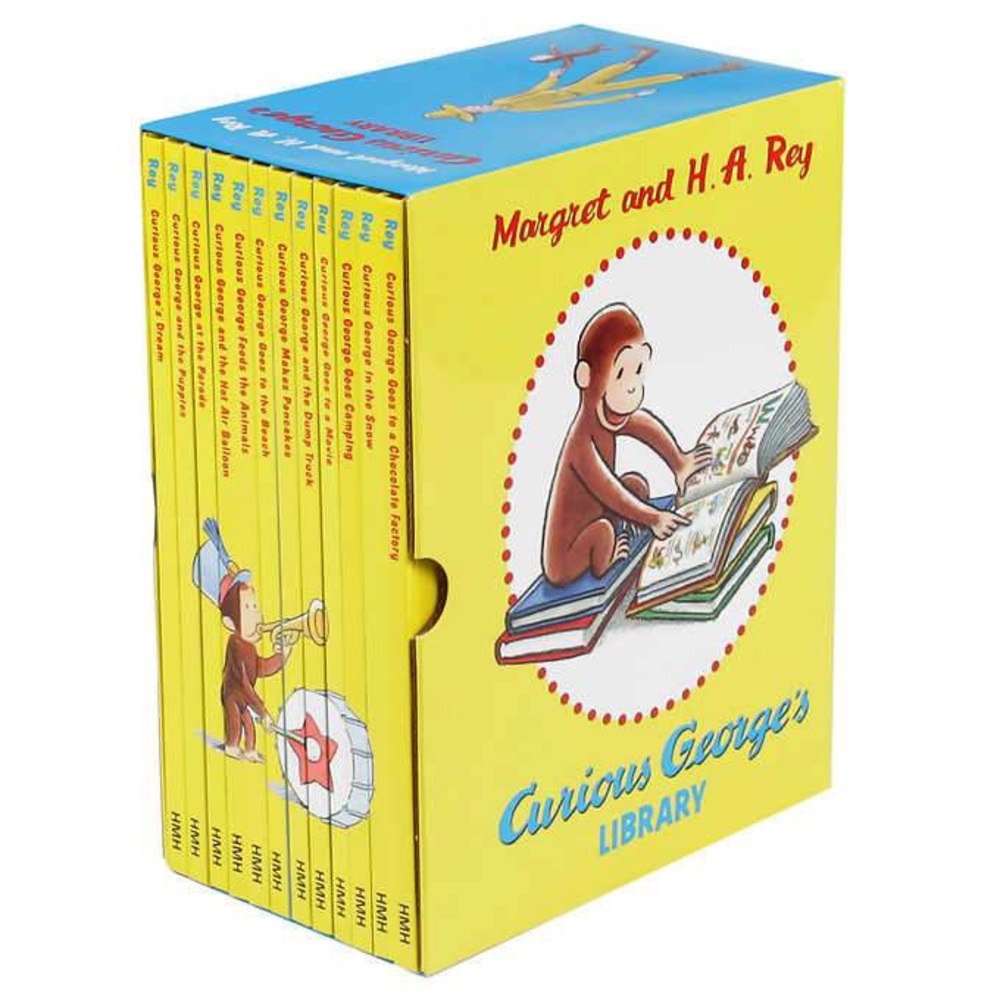 Curious George Library book set